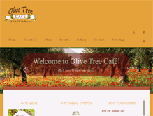 Tablet Screenshot of olivetreecafede.com